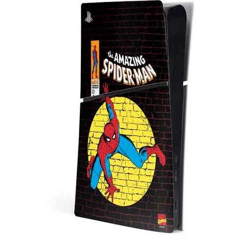 Marvel Classic Comics Amazing Spider-Man 70 PS5 Slim Digital Edition Console Skin